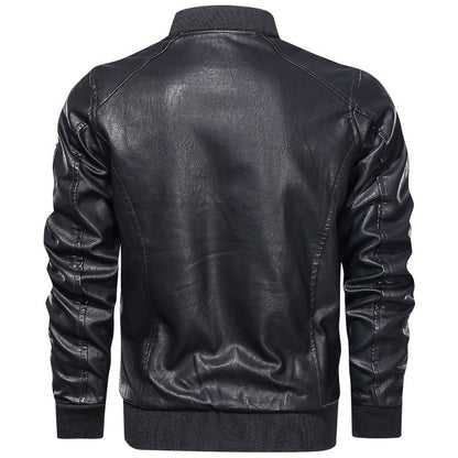 Men's Leather Casual Jacket - GlamzLife