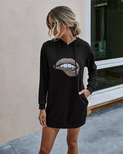 Autumn Mid-Length Full Sleeved Women's Hoodie | GlamzLife