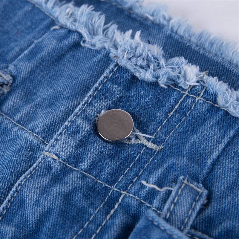 Autumn Trendy Tassels High Waist Jeans | | GlamzLife