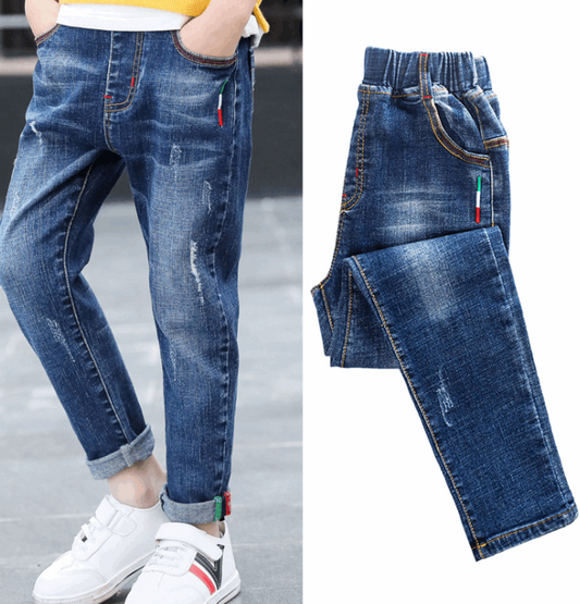 Big Kid Boy's Denim Trouser | GlamzLife