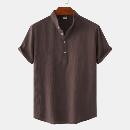 Casual Solid Color Short Sleeve T-Shirt | GlamzLife