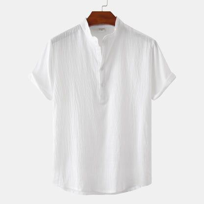 Casual Solid Color Short Sleeve T-Shirt | GlamzLife