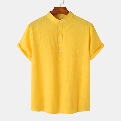 Casual Solid Color Short Sleeve T-Shirt | GlamzLife