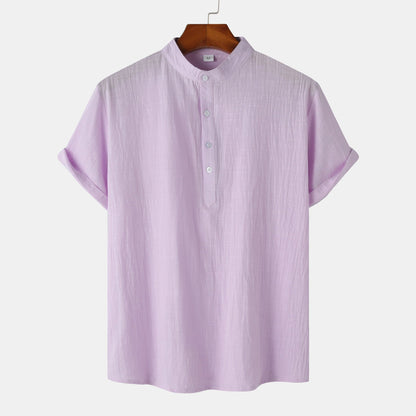 Casual Solid Color Short Sleeve T-Shirt | GlamzLife