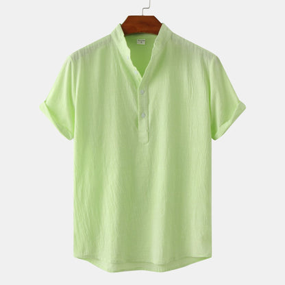 Casual Solid Color Short Sleeve T-Shirt | GlamzLife