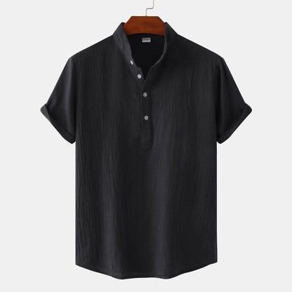 Casual Solid Color Short Sleeve T-Shirt | GlamzLife