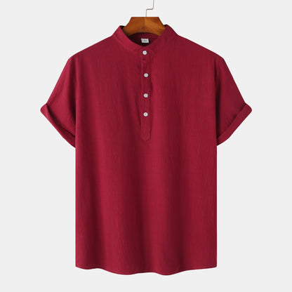 Casual Solid Color Short Sleeve T-Shirt | GlamzLife