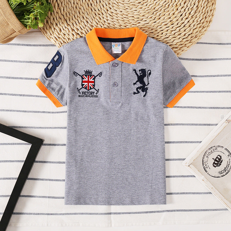 Collar Neck Plain T-shirt For Boy's | GlamzLife