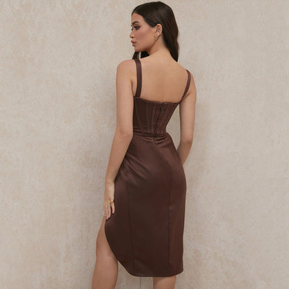 Elegant Solid Color Short Pretty Dress | | GlamzLife
