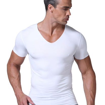 Half-Sleeved Solid Color Plain T-Shirt | GlamzLife