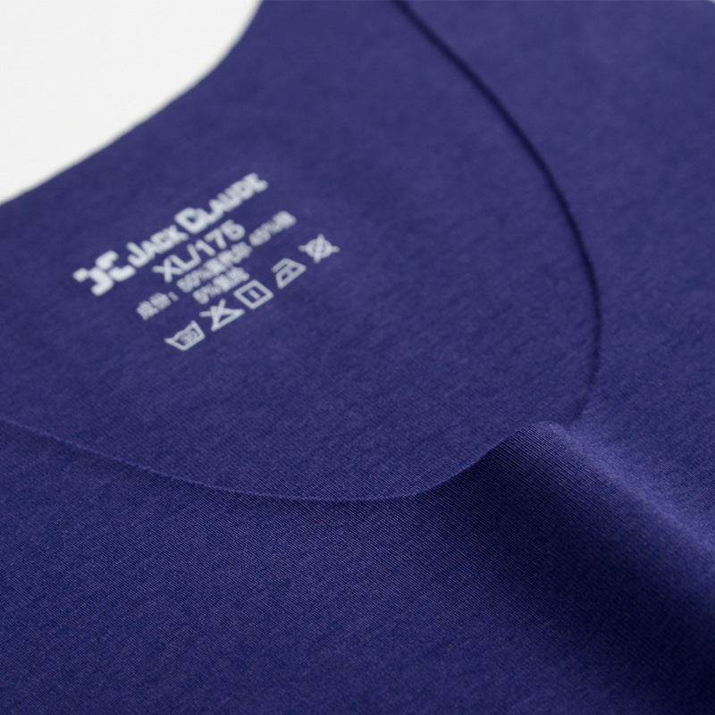 Half-Sleeved Solid Color Plain T-Shirt | GlamzLife