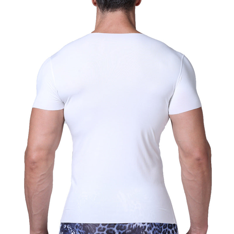 Half-Sleeved Solid Color Plain T-Shirt | GlamzLife