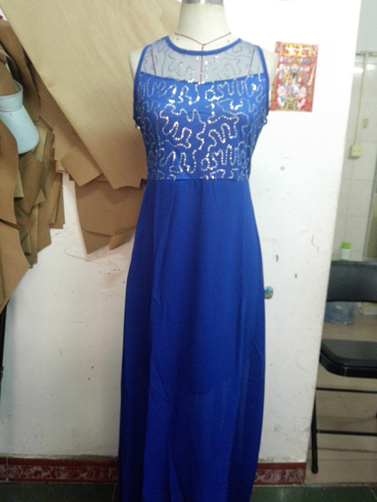 Halterneck Solid Color Long Maxi Dress | | GlamzLife