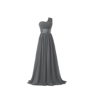 Long Multi-Color Banquet Evening Dress | Gray | GlamzLife