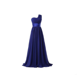 Long Multi-Color Banquet Evening Dress | Dark blue | GlamzLife