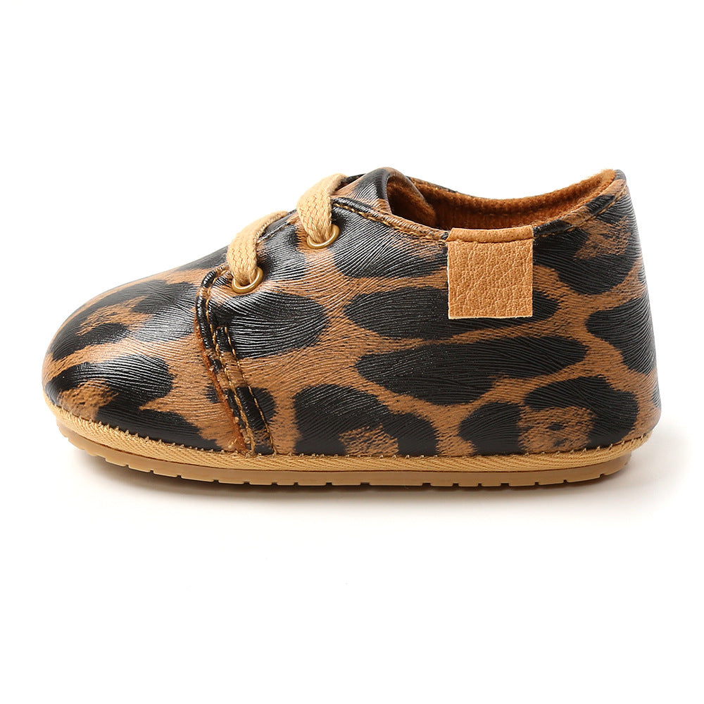 Luxury Soft Leather Rubber Sole Toddler Shoes | GlamzLife