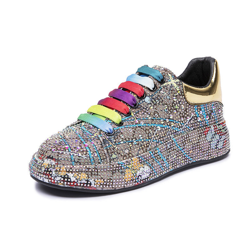 Men Shoes New Trend Rhinestone Platform | GlamzLife
