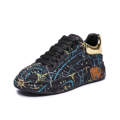 Men Shoes New Trend Rhinestone Platform | GlamzLife
