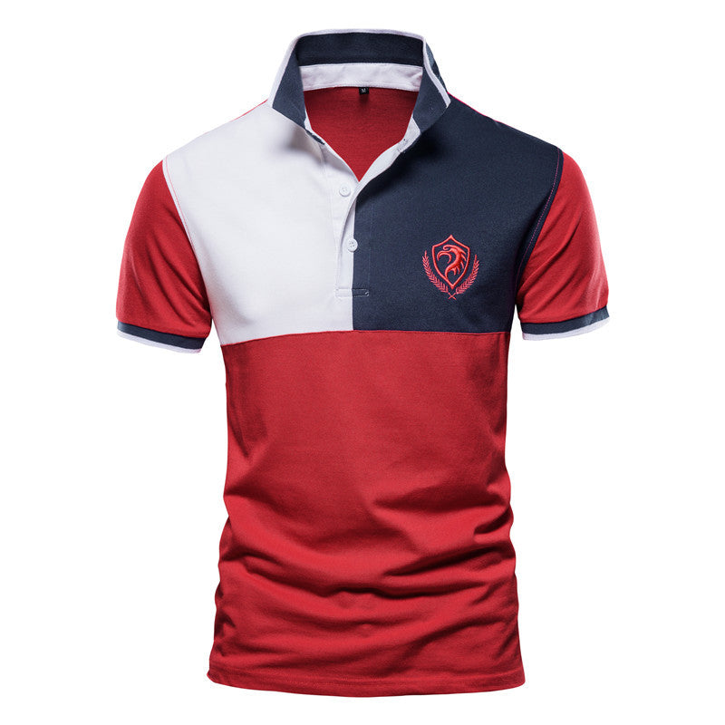 Men's Polo Shirt Plus Size Short Sleeves Collar Neck T-shirt | GlamzLife