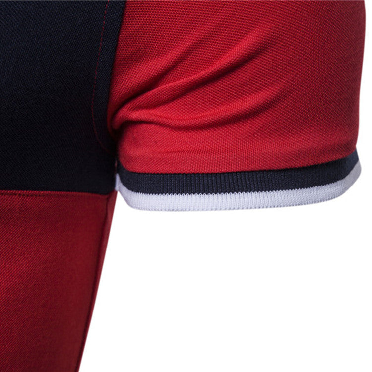 Men's Polo Shirt Plus Size Short Sleeves Collar Neck T-shirt | GlamzLife