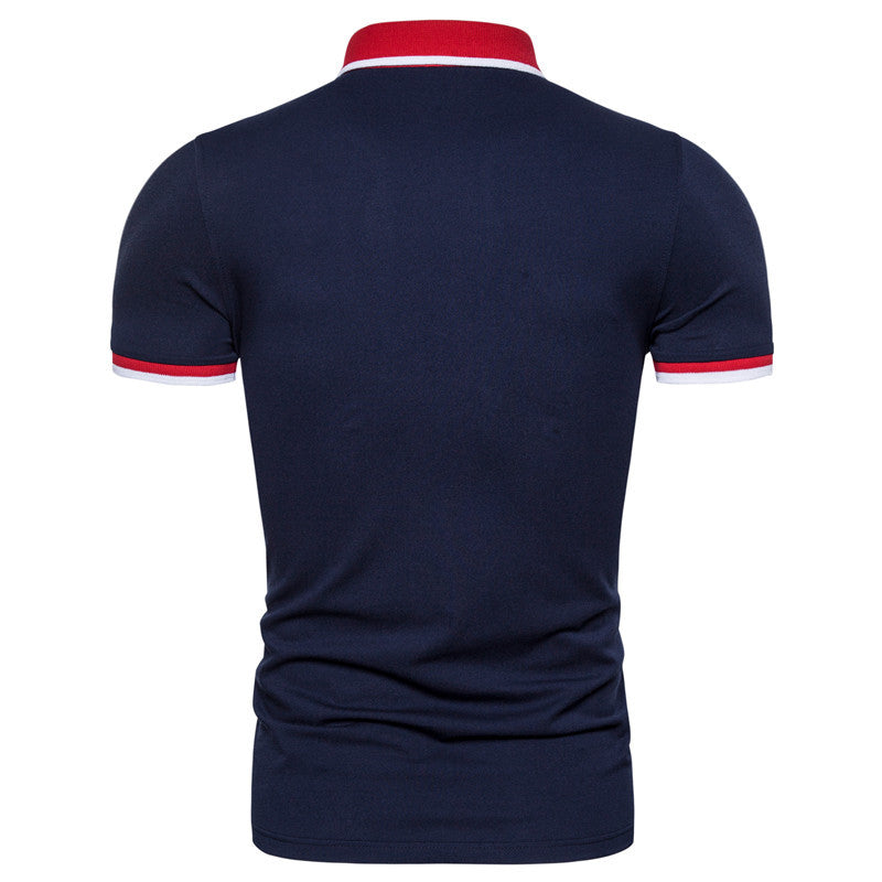 Men's Polo Shirt Plus Size Short Sleeves Collar Neck T-shirt | GlamzLife