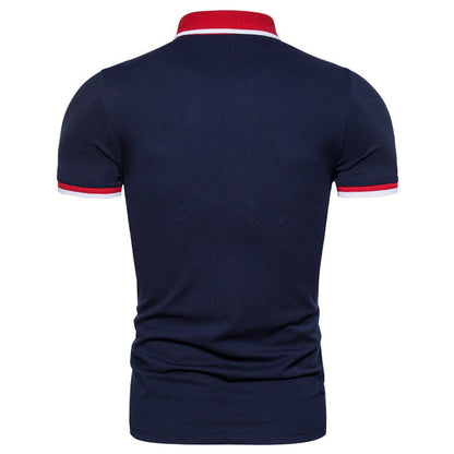 Men's Polo Shirt Plus Size Short Sleeves Collar Neck T-shirt | GlamzLife