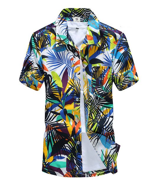Men's Printed Casual Loose Fit Co-Ord Set | GlamzLife