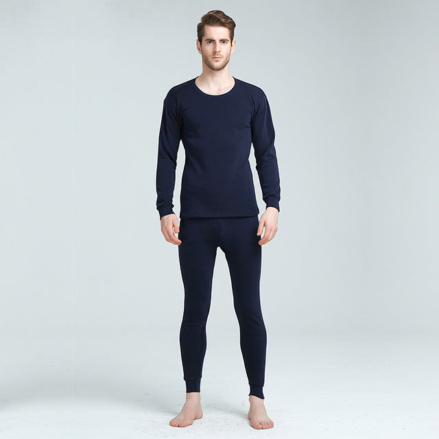 Men's Velvet Thick Round Neck Thermal Wear | GlamzLife