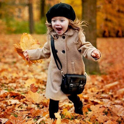 Mid Length Solid Color Winter Coat | GlamzLife
