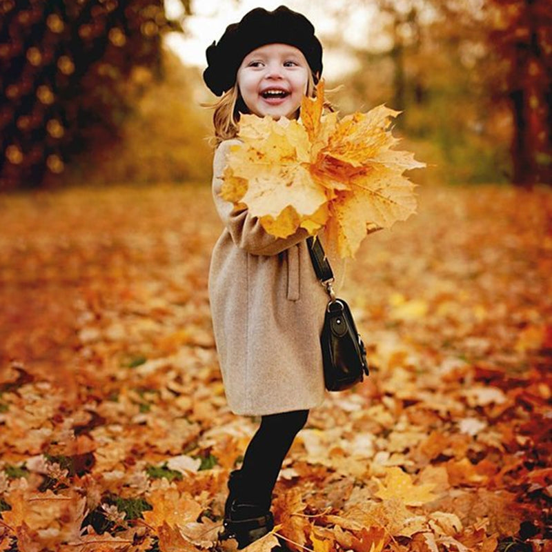 Mid Length Solid Color Winter Coat | GlamzLife