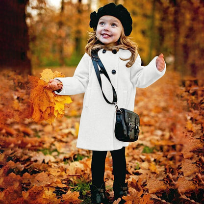 Mid Length Solid Color Winter Coat | GlamzLife