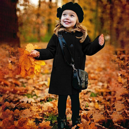 Mid Length Solid Color Winter Coat | GlamzLife