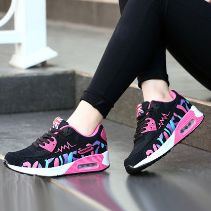 New Women'S Shoes Cushion Shoes Sports Casual Shoes Korean Student Single Shoes Travel Shoes Flat Shoes Women | GlamzLife