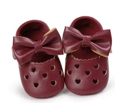 Newborn Baby Bow Knot Soft Bottom Shoes | GlamzLife