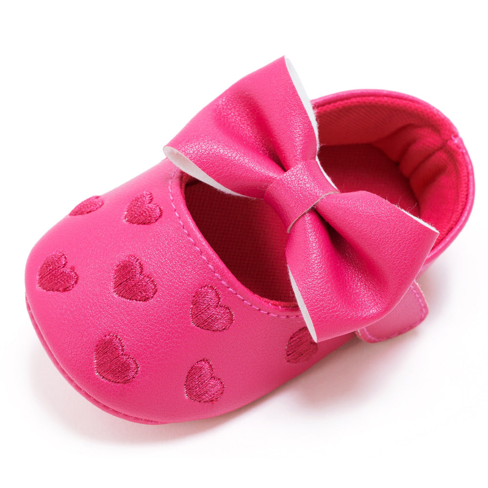 Newborn Baby Bow Knot Soft Bottom Shoes | GlamzLife
