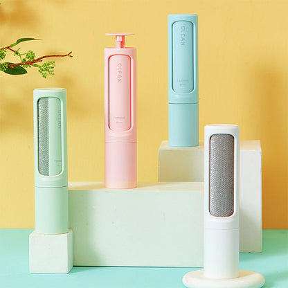 Reusable Two In One Pet Hair Remover Portable Self Cleaning Tool | GlamzLife