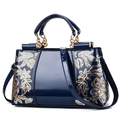Sequins Leather Handbag | GlamzLife