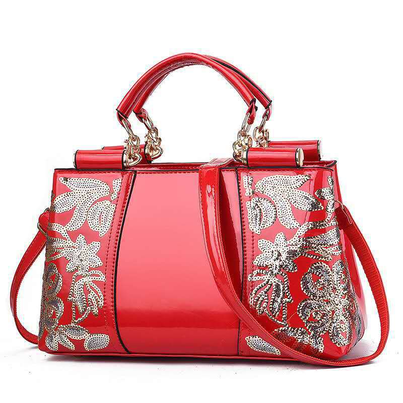 Sequins Leather Handbag | GlamzLife