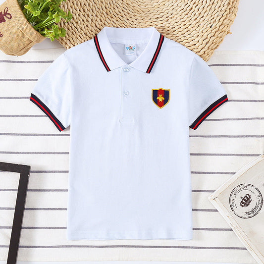 Short Sleeve White T-shirt For Boy's | GlamzLife