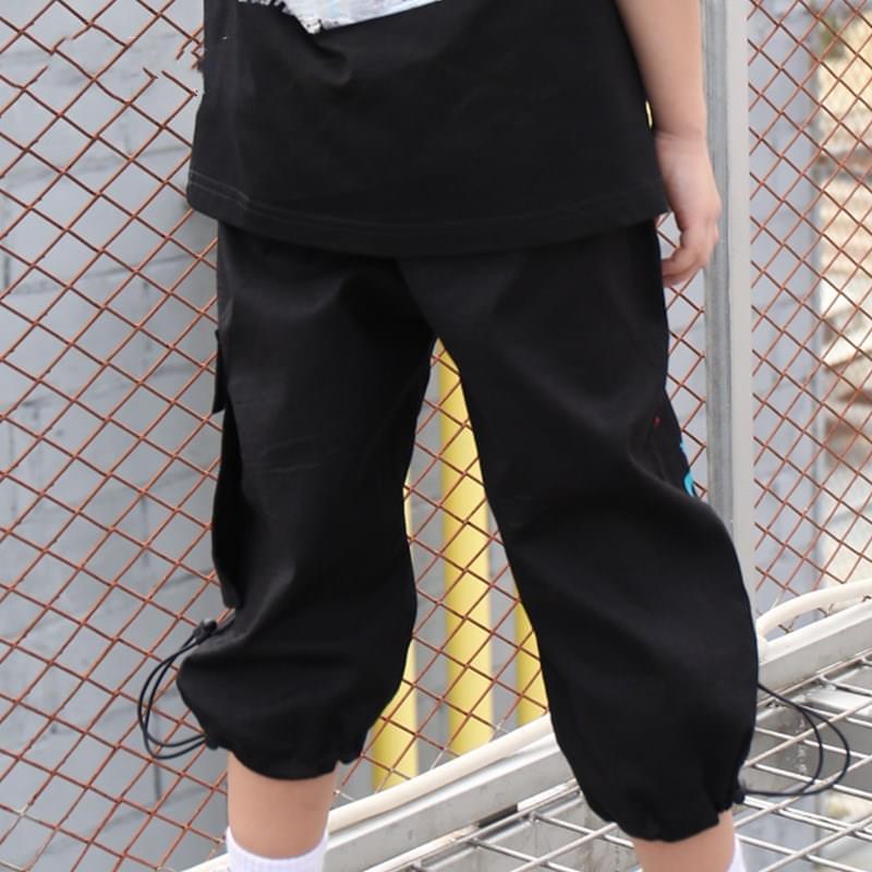 Solid Black Capri For Boy's | GlamzLife