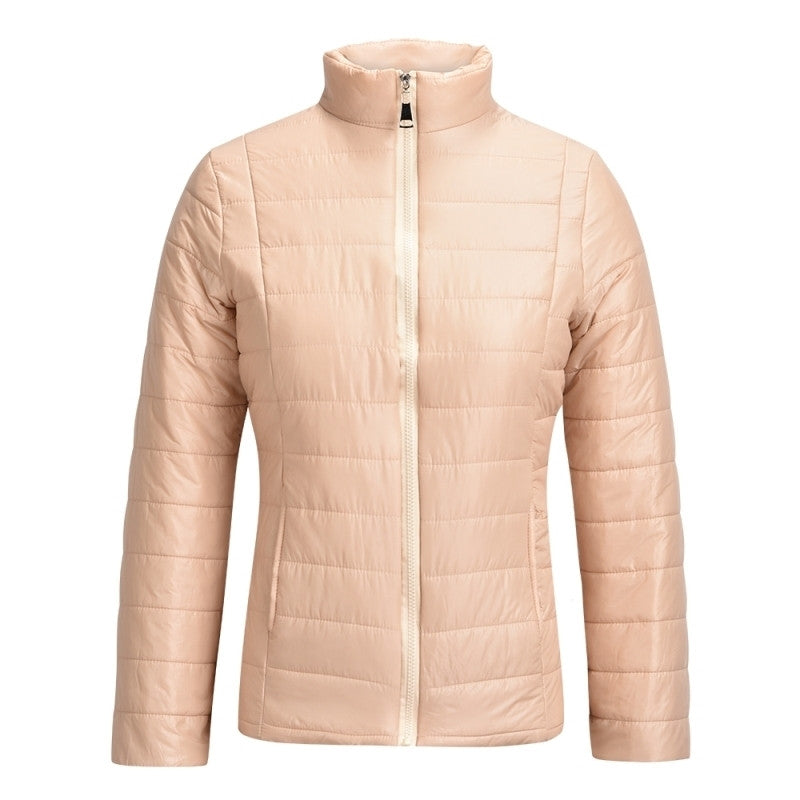 Solid Color Winter Jacket For Women's | | GlamzLife