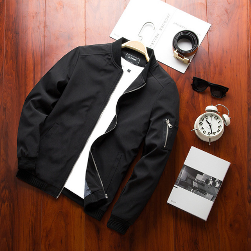 Solid Regular Rib Sleeve Jackets For Men's | GlamzLife