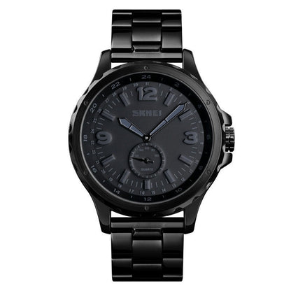 Steel Belt Quartz Men's Waterproof Watch | GlamzLife