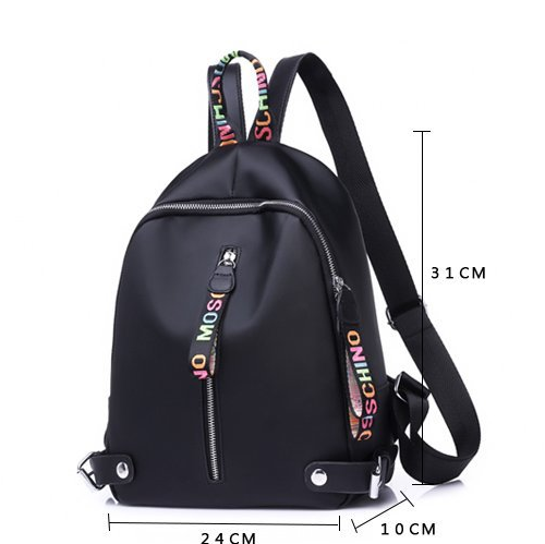 Stitching Waterproof Nylon Fashionable Colorful Backpack | GlamzLife