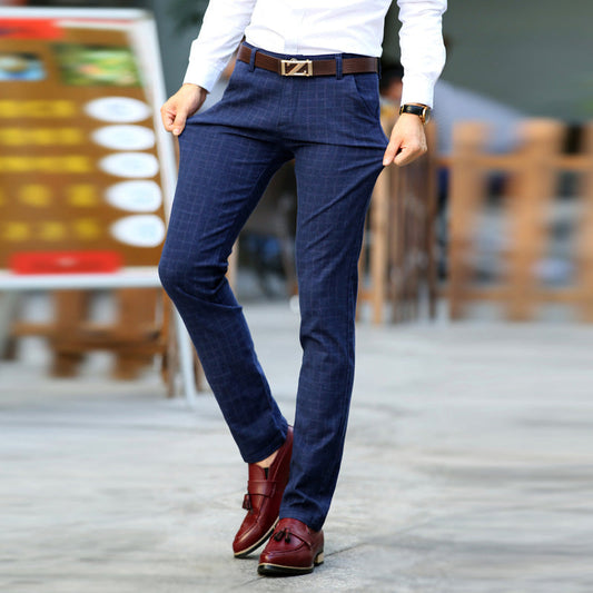 Straight Slim Style Trendy All-match Stretch Pants | GlamzLife