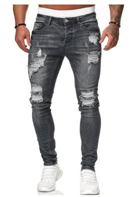 Trendy Ripped Solid Casual Trouser | GlamzLife