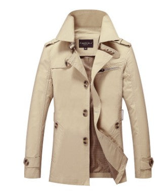 Trendy Solid Color Casual Coat For Men's | GlamzLife