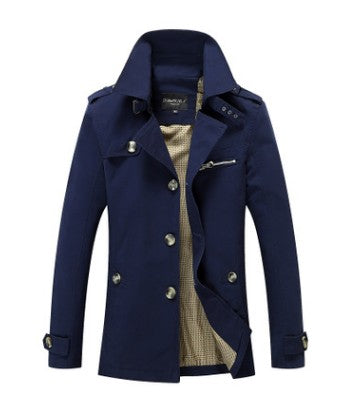 Trendy Solid Color Casual Coat For Men's | GlamzLife