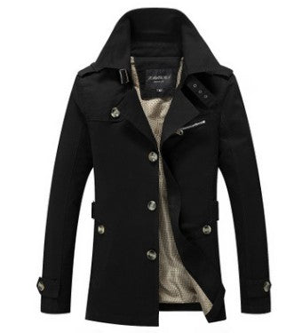 Trendy Solid Color Casual Coat For Men's | GlamzLife