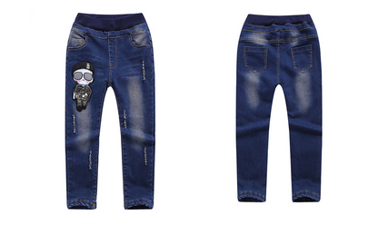 Washed Denim Trouser For Boy's | GlamzLife